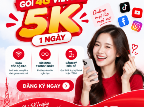 Gói 4G Viettel 5K 1 Ngày: 5 Gói Đang Bán Và Cách Chọn